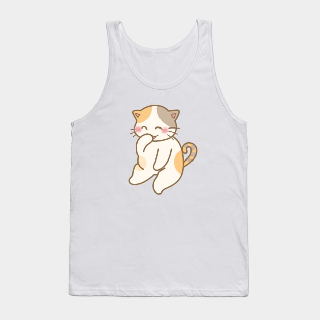 Cute cat smile Tank Top by NumbleRay